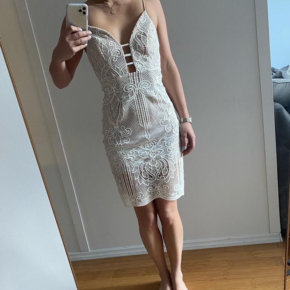 Small lace Peppermayo event dress